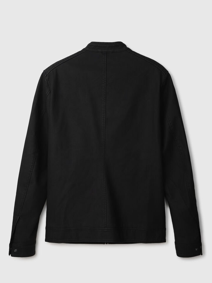 PU BIKER STYLE JACKET image number 8